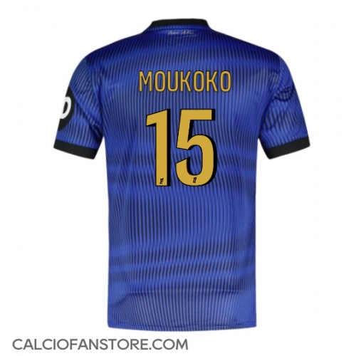 Maglia Calcio OGC Nice Youssoufa Moukoko #15 Terza Divisa 2024-25 Manica Corta